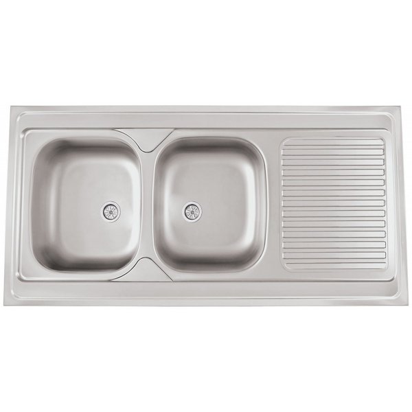 Sinks CLP-A 1200 DUO M 0,6mm matný - RDCPM12060026M