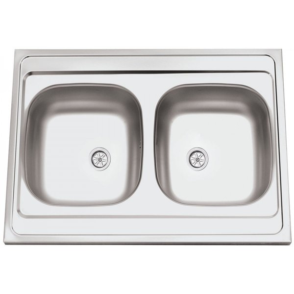 Sinks CLP-A 800 DUO M 0,5mm matný - RDCPM80060025M