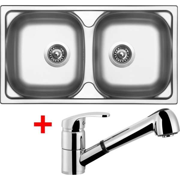 Sinks OKIO 780 DUO V+LEGENDA S - OK78DVLESCL