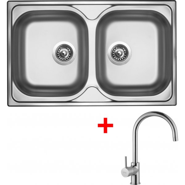 Sinks CLASSIC 800 DUO V+VITALIA - CL800VVICL