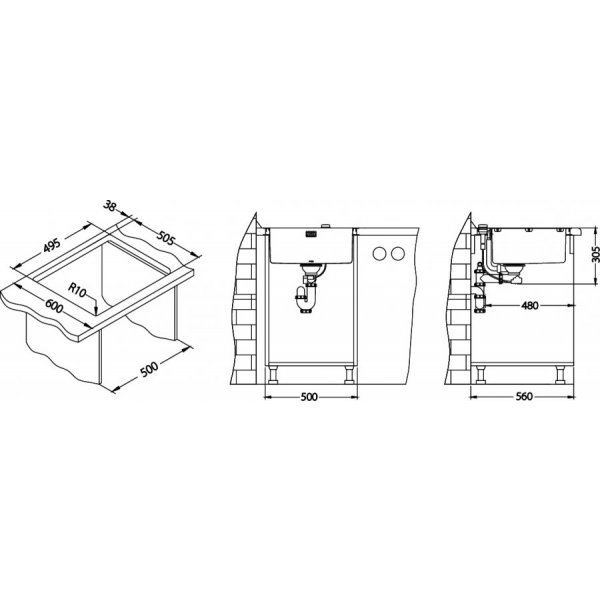 PURE 30 KMB 515x525 mm F