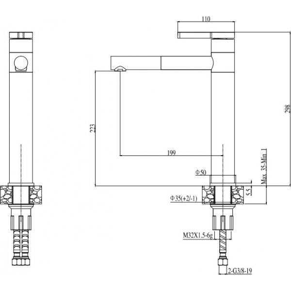 BATERIE ZINA steel + chrom - 04 F