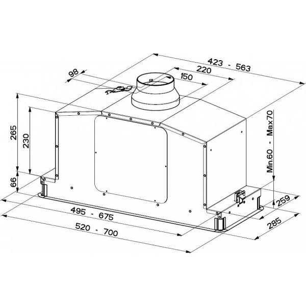 IN-LIGHT EV8 WH MATT KL A70