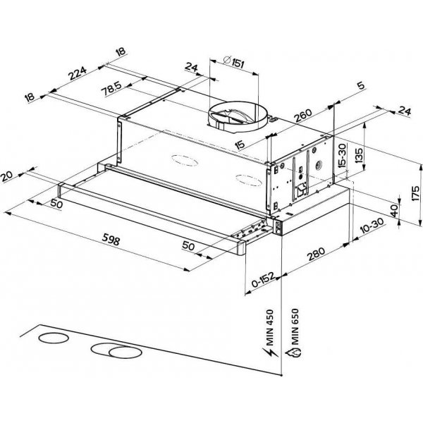 FLEXA LUX GLASS NG BK A60