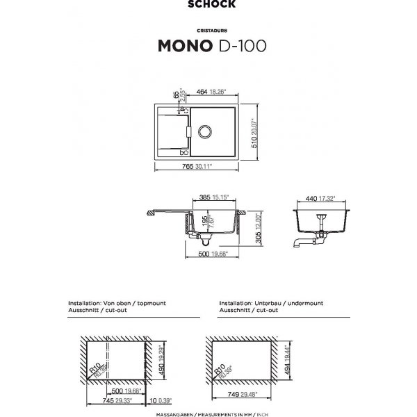 SCHOCK MONO D-100 Magma