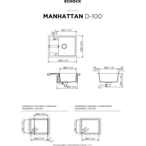 SCHOCK MANHATTAN D-100 Nero