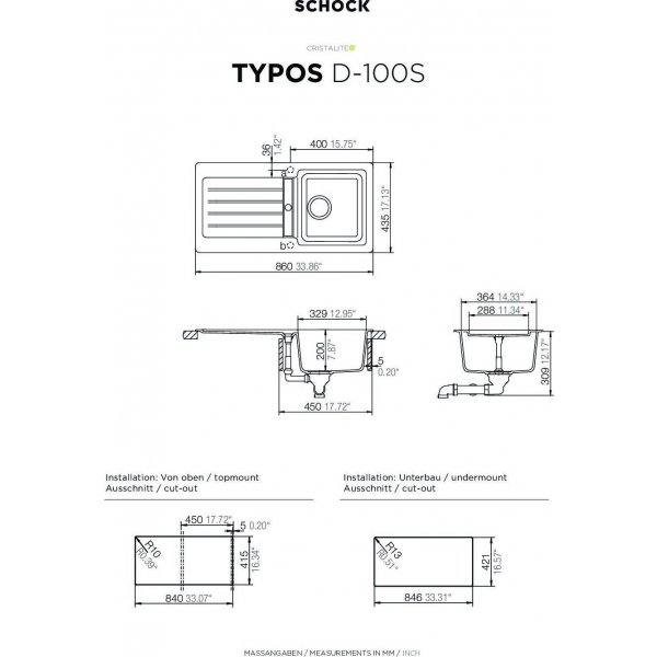 SCHOCK TYPOS D-100S Nero