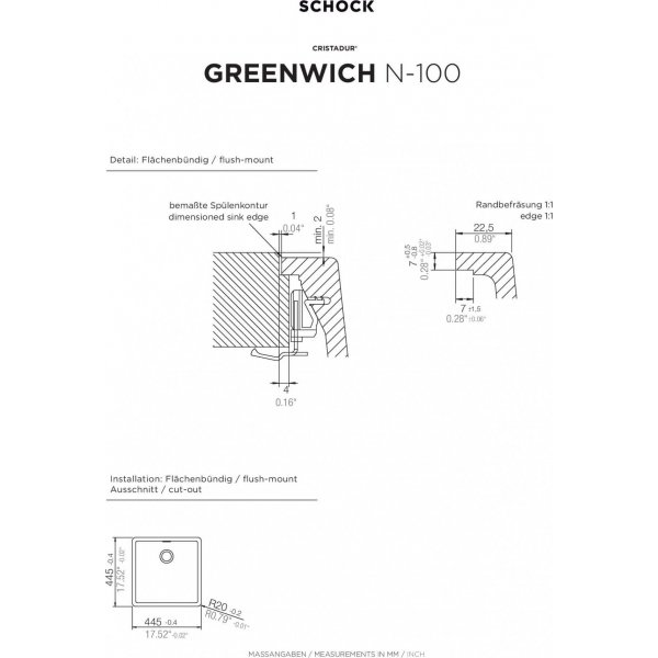 SCHOCK GREENWICH N-100 Magma