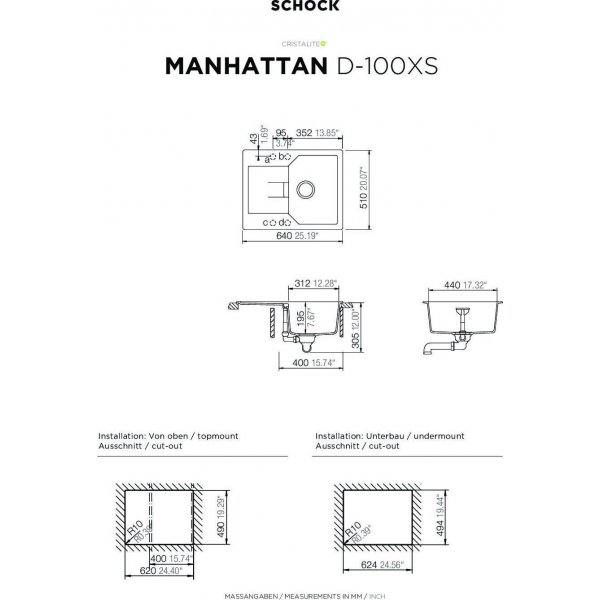 AKCE SCHOCK MANHATTAN D-100XS Nero