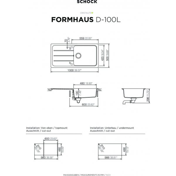 SCHOCK FORMHAUS D-100L Nero