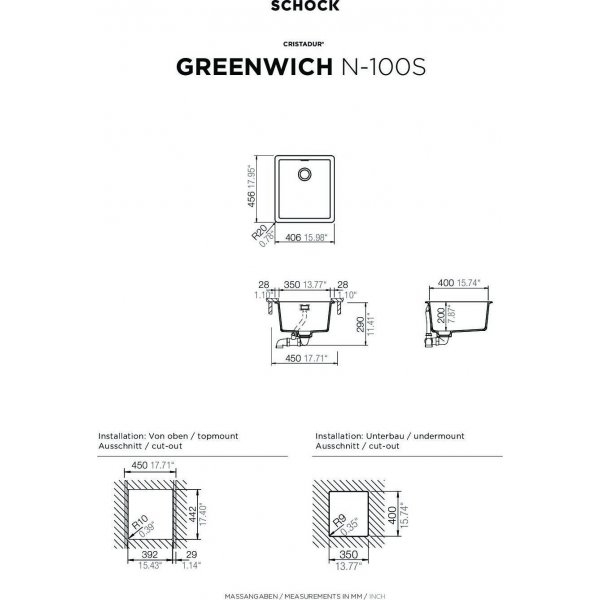 SCHOCK GREENWICH N-100S Bronze