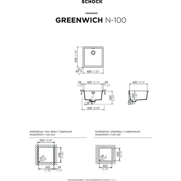 AKCE SCHOCK GREENWICH N-100 Bronze