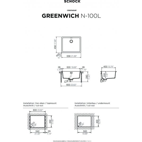 SCHOCK GREENWICH N-100L Stone