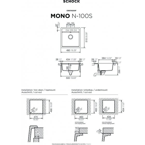 SCHOCK MONO N-100S Stone