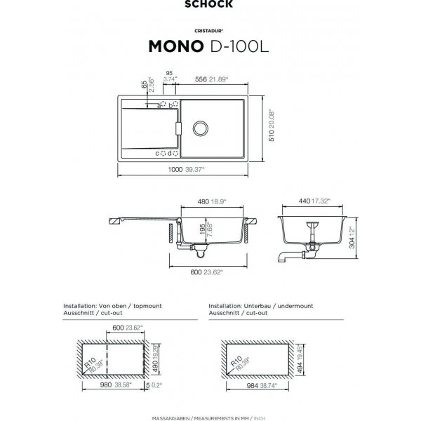 AKCE SCHOCK MONO D100L Magma