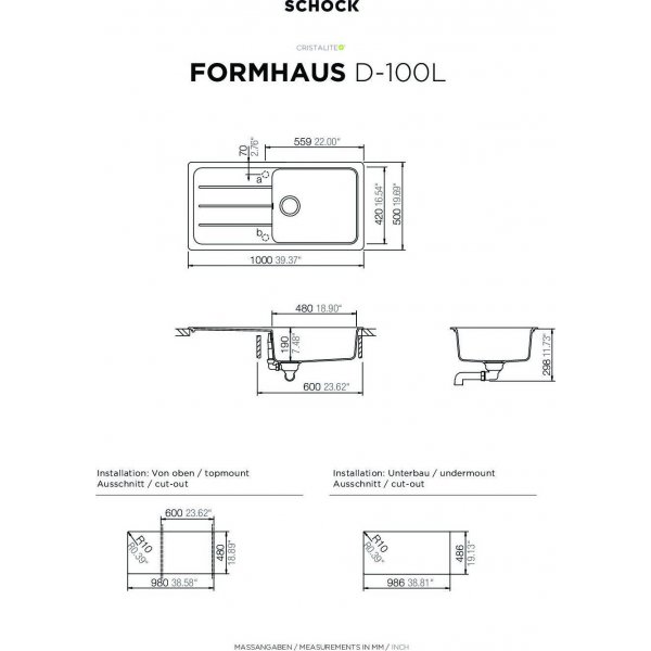 AKCE SCHOCK FORMHAUS D-100L Asphalt