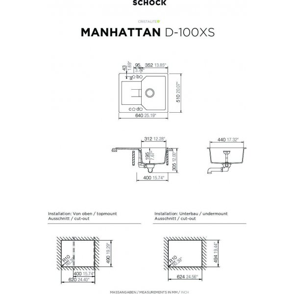 AKCE SCHOCK MANHATTAN D-100XS Asphalt