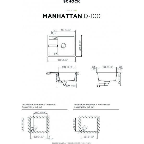 SCHOCK MANHATTAN D-100 Asphalt