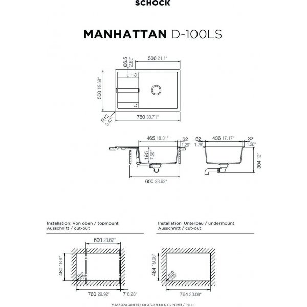 SCHOCK MANHATTAN D-100LS Onyx
