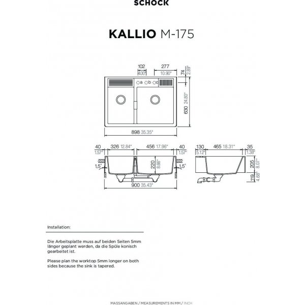 SCHOCK KALLIO M-175 Night Green Line