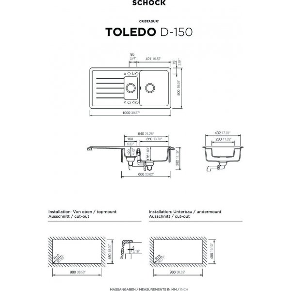 AKCE SCHOCK TOLEDO D-150 Stone