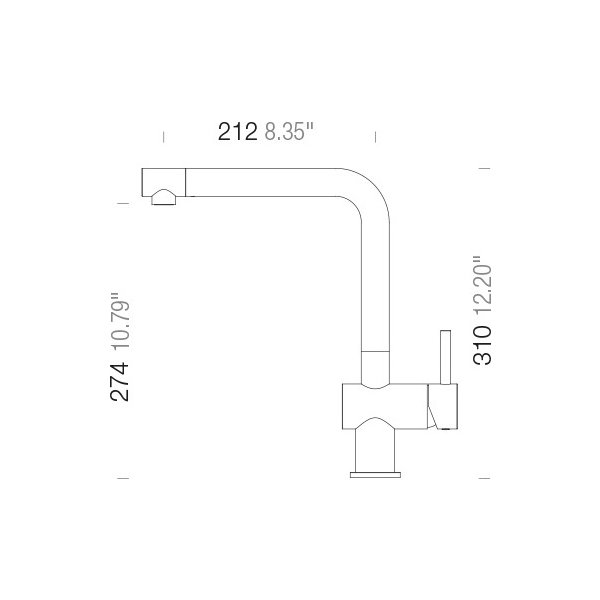 Kuchyňská baterie SCHOCK EPOS POLARIS 540027 celobarevná