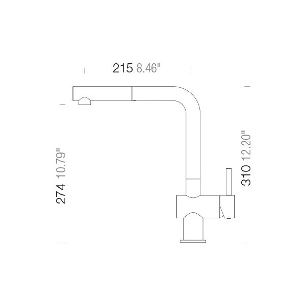 Kuchyňská baterie SCHOCK EPOS POLARIS 540127 celobarevná