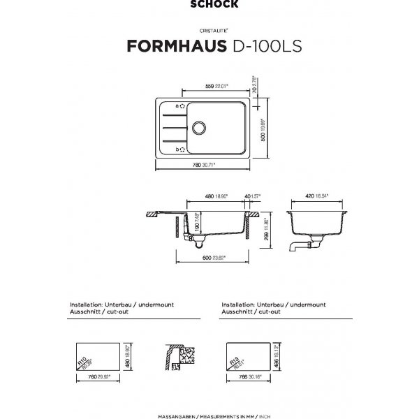 AKCE SCHOCK FORMHAUS D-100LS Onyx