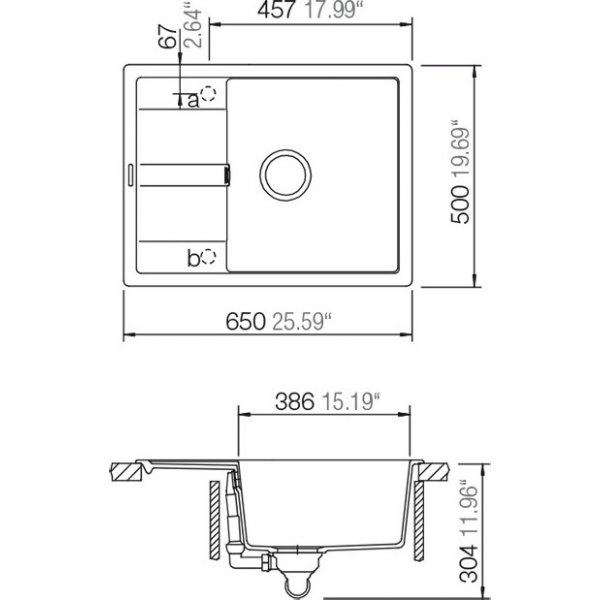 SET 17-10 Dřez SCHOCK MANHATTAN D-100 + baterie EPOS Chrom 540000