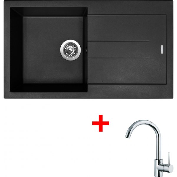 Sinks AMANDA 860 Nanoblack+MIX 35 - G189N6