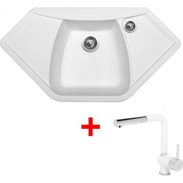 Sinks NAIKY 980 Milk + Mix 3 P GR - G17628