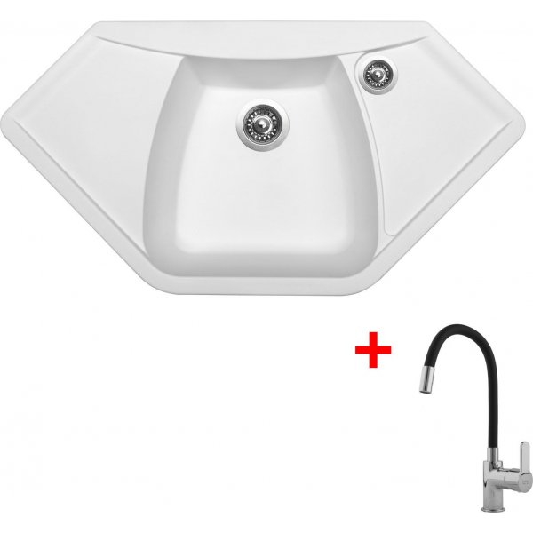 Sinks NAIKY 980 Milk + Flexia - G17328