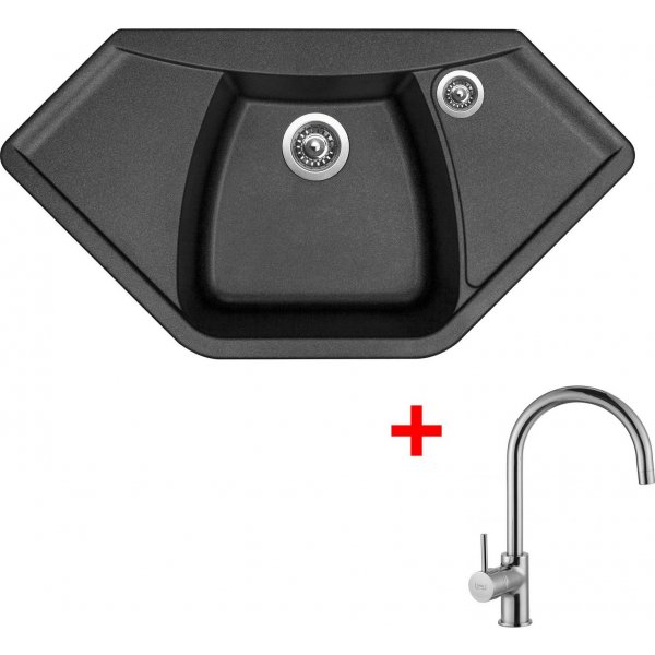 Sinks NAIKY 980 Metalblack + Vitalia - G17474