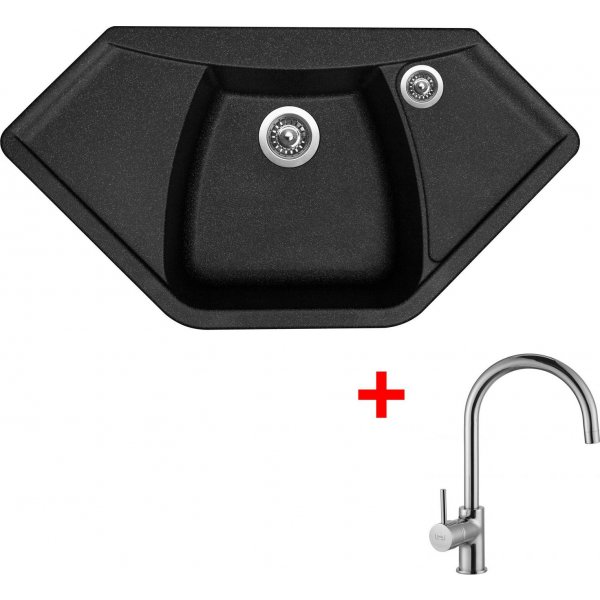 Sinks NAIKY 980 Granblack + Vitalia - G17430