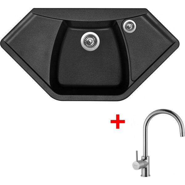 Sinks NAIKY 980 Pureblack + Vitalia - G17426