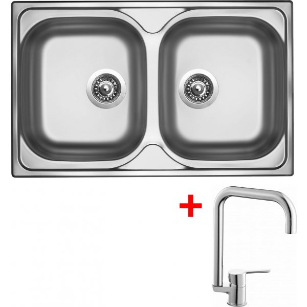 Sinks CLASSIC 800 DUO + CORNIA - N90