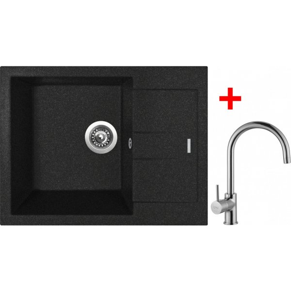 Sinks AMANDA 650 Granblack + Vitalia - G11430