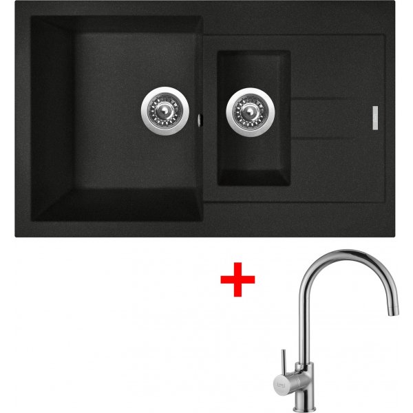 Sinks AMANDA 780.1 Metalblack + Vitalia - G15874