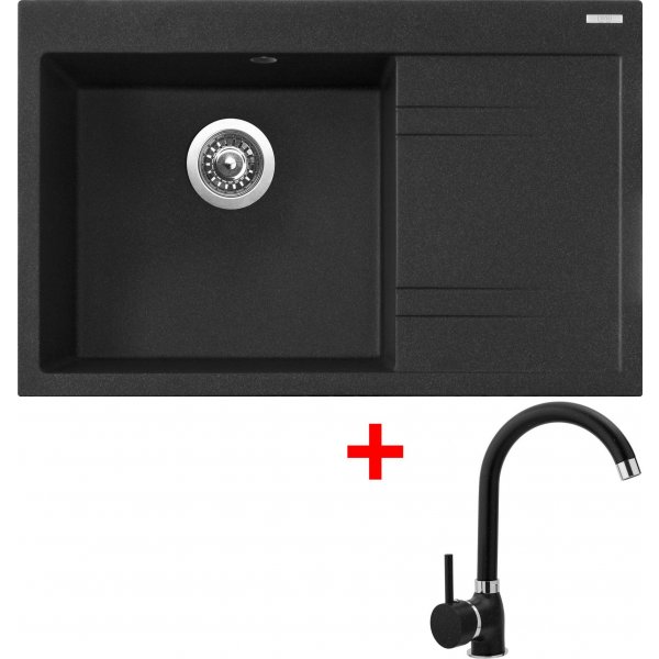 Sinks RIM 780 L Granblack + Polo GR - G4930