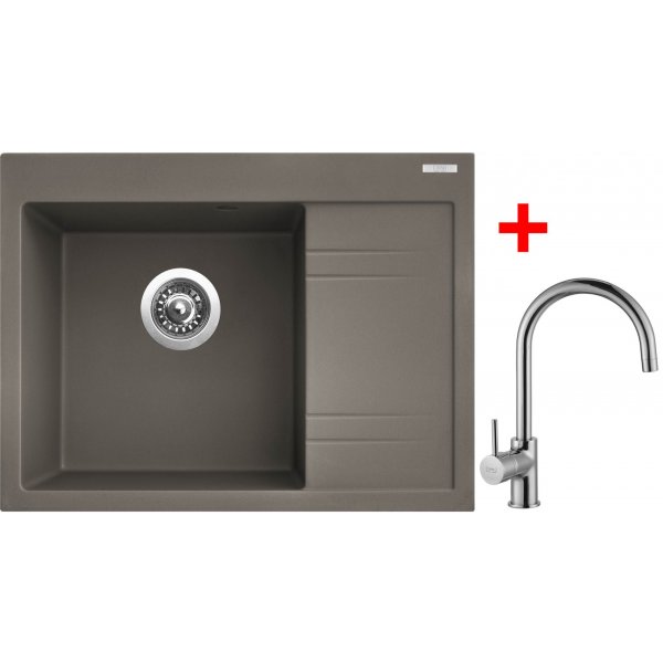 Sinks RIM 650 L Truffle + Vitalia - G2254