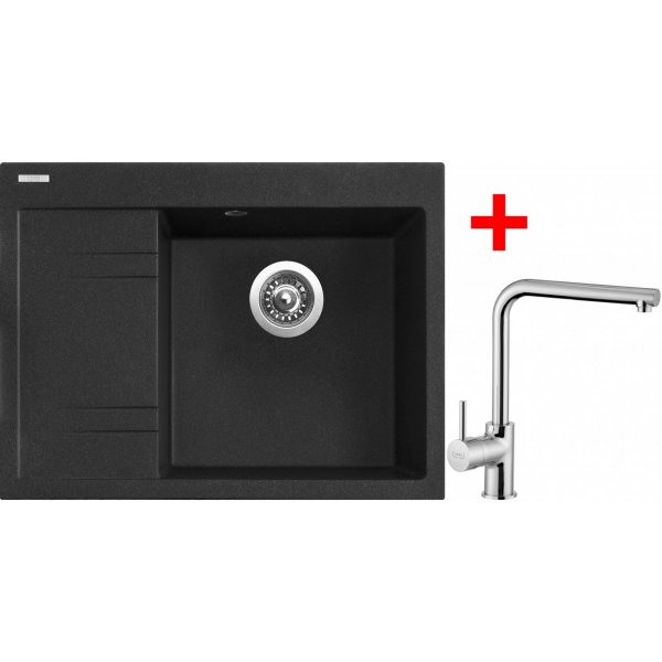 Sinks RIM 650 P Granblack + Elka - G3430