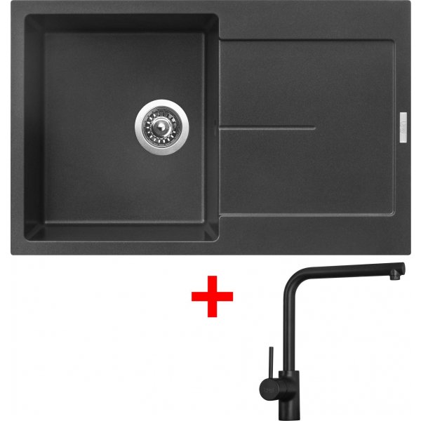 Sinks ULTIMA 790 Metalblack + Elka černá matná - G12374