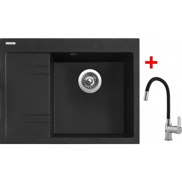 Sinks RIM 650 P Granblack + Flexia - G3330