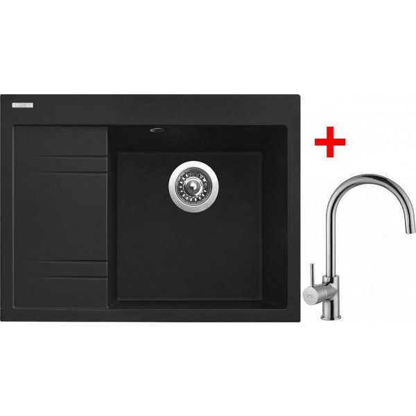 Sinks RIM 650 P Metalblack + Vitalia - G3074