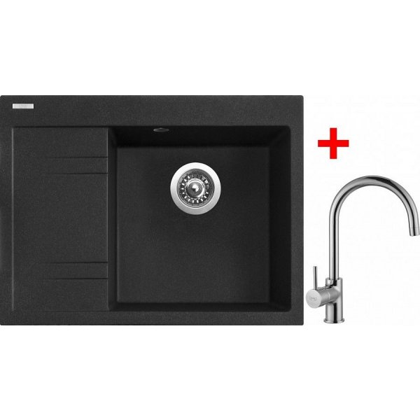 Sinks RIM 650 P Granblack + Vitalia - G3030