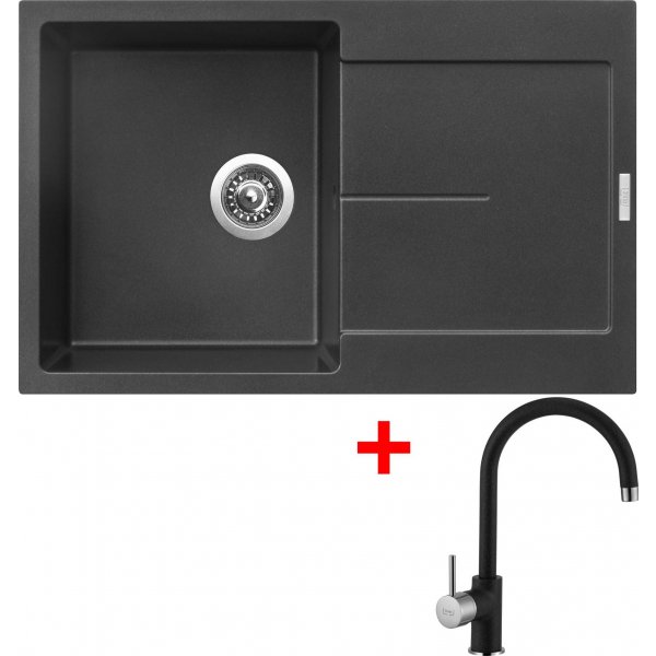 Sinks ULTIMA 790 Metalblack + Vitalia GR - G12074