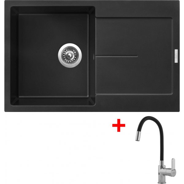 Sinks ULTIMA 790 Pureblack + Flexia - G11726