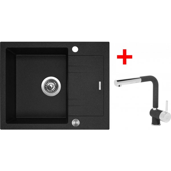 Sinks LINEA 600 XC Granblack + Mix 3 P GR - G2030XC